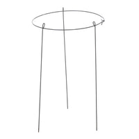 Peony Plant Support, Single, Green Ring, 14-In.