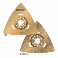 Imperial Blades Starlock 3-1/8 in. L Carbide Grit Triangular Oscillating Saw Blade 1 pk