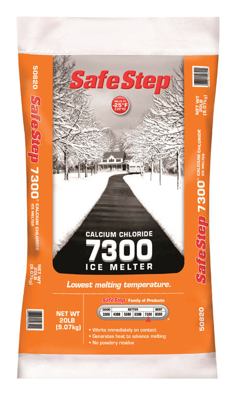Safe Step  7300  Calcium Chloride  Ice Melt  20 lb. Pellet