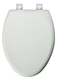Mayfair  Elongated  White  Molded Wood  Toilet Seat