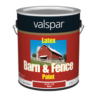Valspar Gloss Barn Red Water-Based Barn and Fence Paint Exterior 1 gal