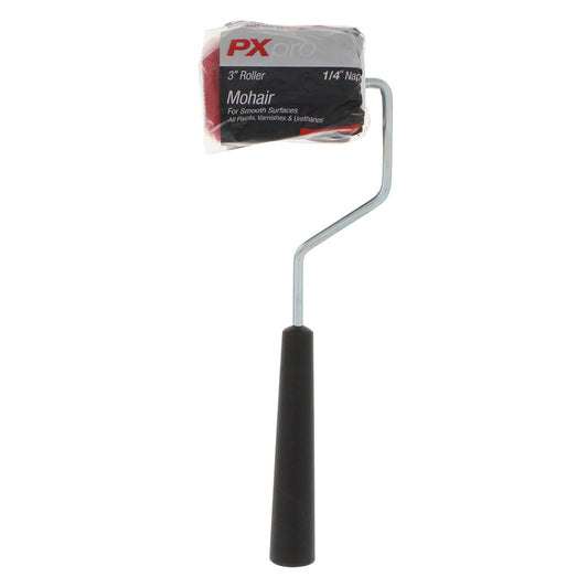 PXpro 3 in. W Trim Paint Roller Frame and Cover Threaded End