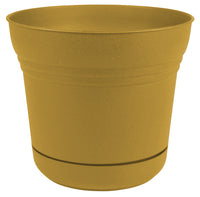 Bloem Llc Sp0523 5 Earthly Yellow Saturn Planter With Saucer