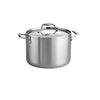 Tri-Ply Clad 8 Qt Covered Stainless Steel Stock Pot