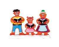 Lemax  Gingerbread Carolers  Porcelain Village Accessory  Multicolor  Resin  2.24 in. 1 pk