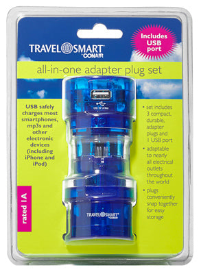 Travel Smart Type A For Worldwide All-In-One Adapter