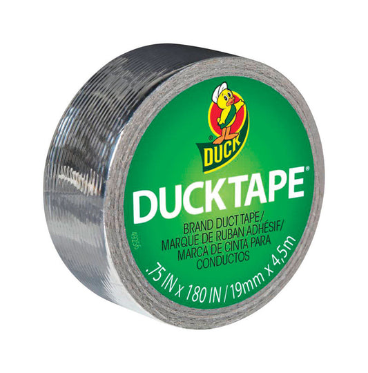 Duck 0.75 in. W x 180 in. L Chrome Solid Duct Tape (Pack of 6)