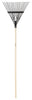 Truper 59 in. L x 18 in. W Steel Rake Wood (Pack of 6)