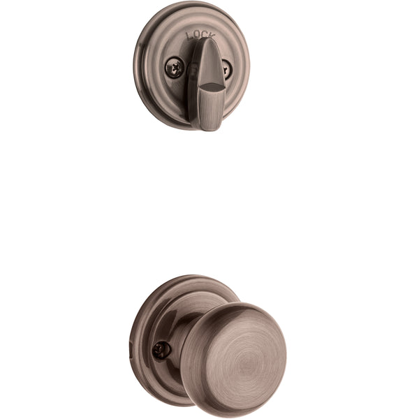 Paquete de accesorios de 2 cilindros Hancock 967H 15A SMT para manijas 801 - Níquel antiguo