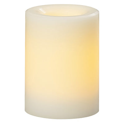 Premier Flamless LED Candle, Wax, Cream, 3 x 4-In.