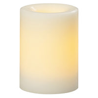 Premier Flamless LED Candle, Wax, Cream, 3 x 4-In.