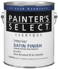 Painter's Select Gallon Neutral Base Interior Latex Satin Wall Paint (Pack of 2)