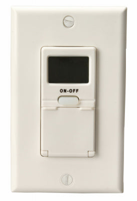 Woods  Indoor  7 Day Digital In Wall Timer  120 volt White