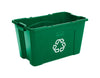 Rubbermaid Commercial 18 gal. Resin Recycling Bin (Pack of 6)