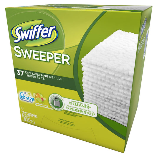 Swiffer 82704 Swiffer Sweeper Sweet Citrus & Zest Dry Sweeping Refills