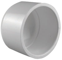 Charlotte Pipe  Schedule 40  3 in. Socket   x 3 in. Dia. Socket  PVC  Cap