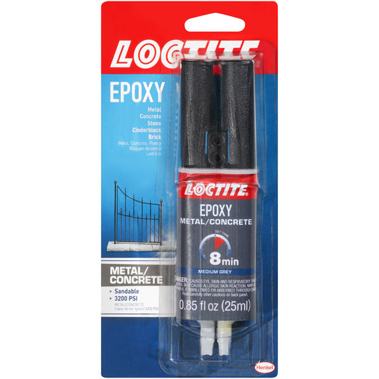 Loctite 1919325 0.85 Oz Metal & Concrete Epoxy (Pack of 8)