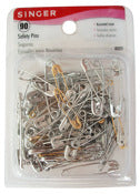 Singer 00221 Safety Pins Assorted Sizes 90 Count