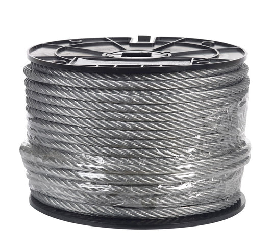 Campbell Galvanized Galvanized Steel 5/16 in. D X 200 ft. L Aircraft Cable