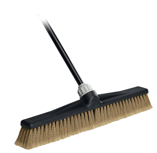 O-Cedar Maxi Lok Smooth Surface Push Broom 24 in. W x 60 in. L Plastic (Pack of 4)