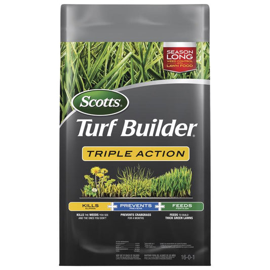 Scotts Turf Builder Triple Action 16-0-1 Weed and Feed For Multiple 20 lb. 4000 sq. ft.