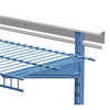 40-In. White Shelf Hang Track