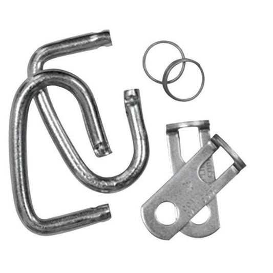 CSC 4 in. L Silver Steel Containment C Hook (Case of 5)