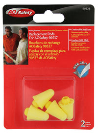 Tapones para los oídos de espuma de poliuretano 3M 28 dB color naranja, 2 pares