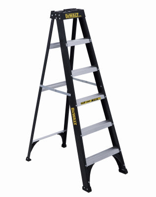 Fiberglass Step Ladder, 250-Lbs., Type I, 6-Ft.