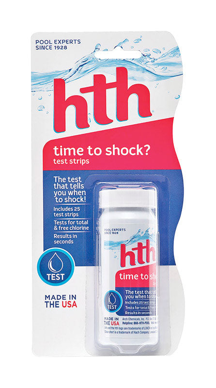 hth Time to Shock Strips Test Strips 1.3 oz. (Pack of 12)