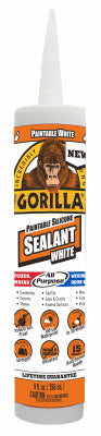 Gorilla White Silicone All Purpose Sealant 9 oz. (Pack of 12)