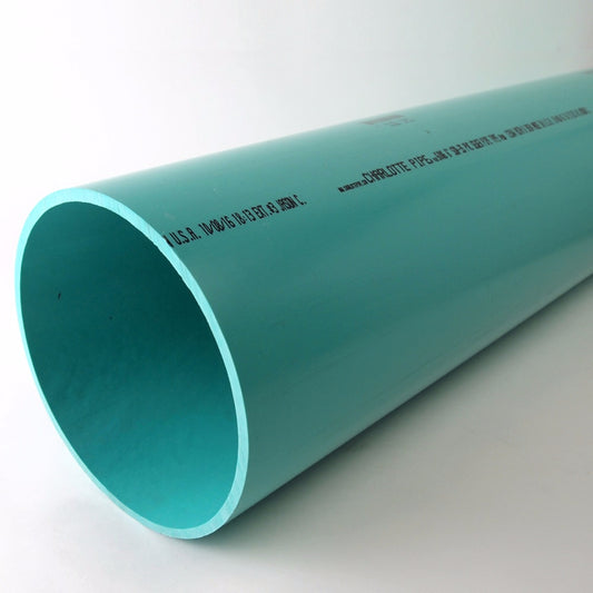 Charlotte Pipe PVC Sewer Pipe 6 in. D X 14 ft. L Bell 0 psi