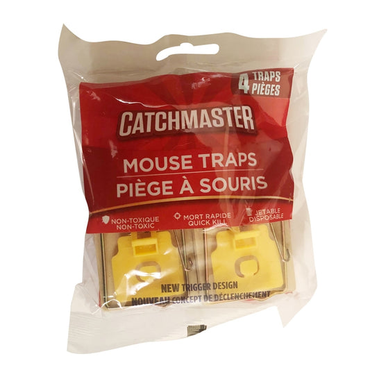AP & G Inc Catchmaster 604-12F Wood Snap Traps 4 Count