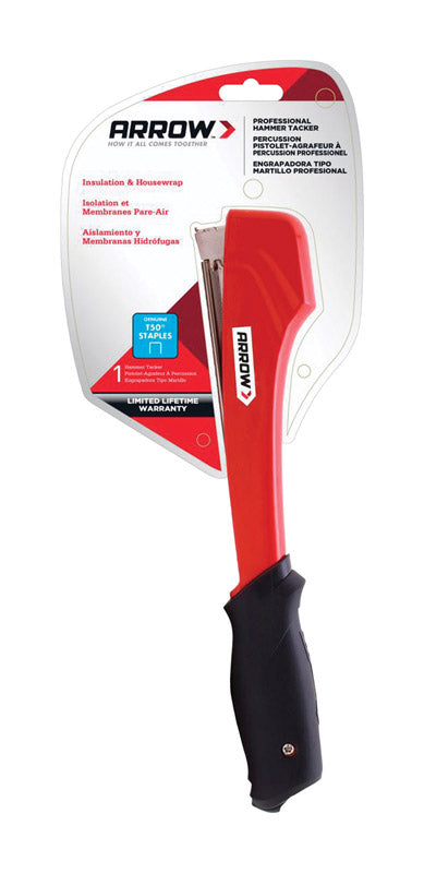 Arrow Fastener HT50IRED Red Pro Hammer Tacker                                                                                                         