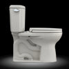 TOTO® Drake® II Two-Piece Elongated 1.28 GPF Universal Height Toilet with CEFIONTECT and SS124 SoftClose Seat, WASHLET+ Ready, Sedona Beige - MS454124CEFG#12