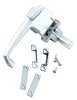 Wright White Push Button Latch 1 pk