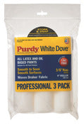 Purdy 14b863000 9" X 3/8" White Dove Roller Covers 3 Count