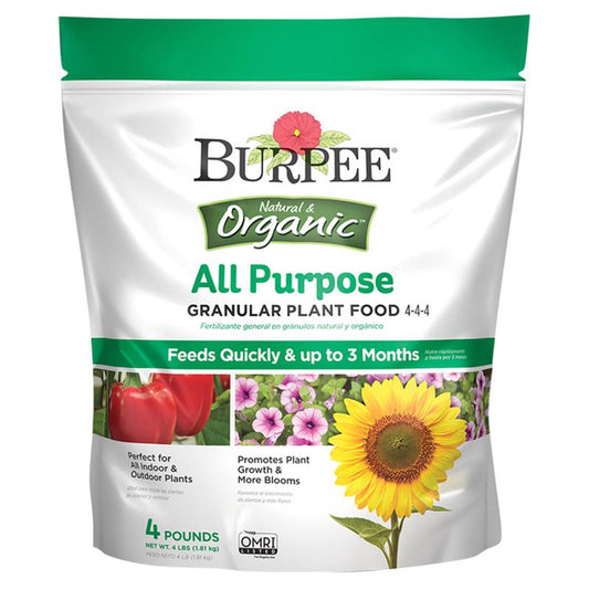 Burpee Organic Granules All Purpose Plant Food 4 lb