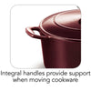 5.5 Qt Enameled Cast-Iron Series 1000 Covered Round Dutch Oven - Majolica Red