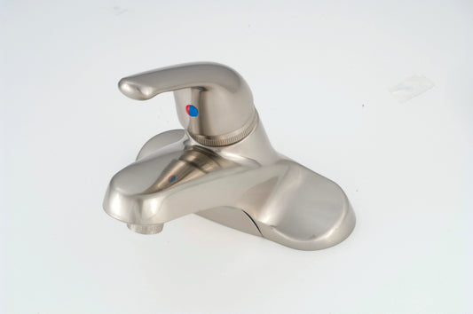 Lavatory Faucet 4" Metal Lavatory W/ Lever Hdl Nickel