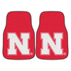 University of Nebraska Carpet Car Mat Set - 2 Pieces