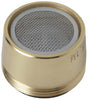 BrassCraft Dual Thread 15/16 in.- 27M x 55/64 in.-27F Polished Brass Faucet Aerator