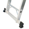 Werner 12 ft. H Aluminum Telescoping Extension Ladder Type IA 300 lb. capacity