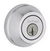 Kwikset SmartKey Satin Chrome Metal Gatelatch Deadbolt