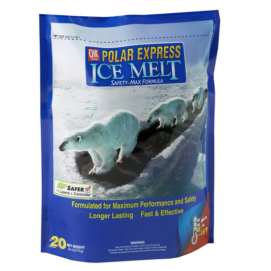 Polar Express  Blended  Ice Melt  20 lb. Granule and Flake