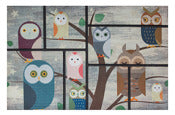 Multy MT5001370 2' X 3' Owl Friends Rockwood Door Mat