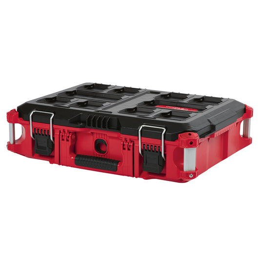 Milwaukee  PACKOUT  16.1 in. Impact-Resistant Poly  Tool Box  22.1 in. W x 16.1 in. H Black/Red