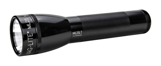 Maglite Ml25L 177 Lumens Black Led Flashlight C Battery