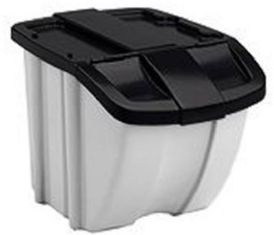 Suncast Bh188810 18 Gallon Stackable Storage Bin (Pack of 4)