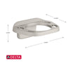 Franklin Brass  Futura  Caddy/Razor/Toothbrush Holder  1.8 in. H x 3.5 in. W x 4.6 in. L Satin Nickel